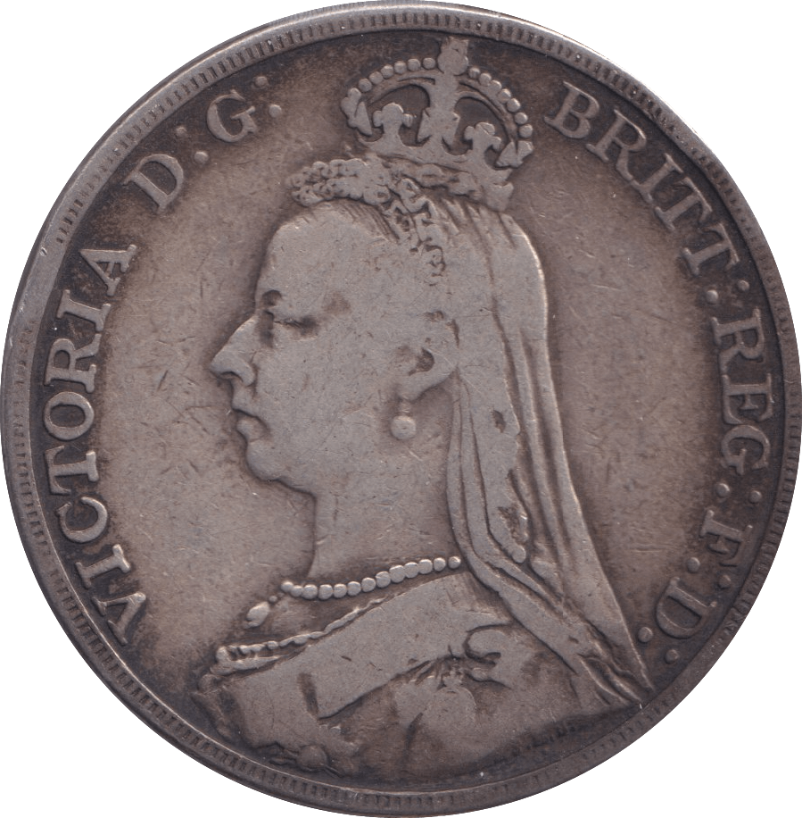 1892 CROWN ( FINE ) - CROWN - Cambridgeshire Coins