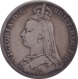 1892 CROWN ( FINE ) - CROWN - Cambridgeshire Coins