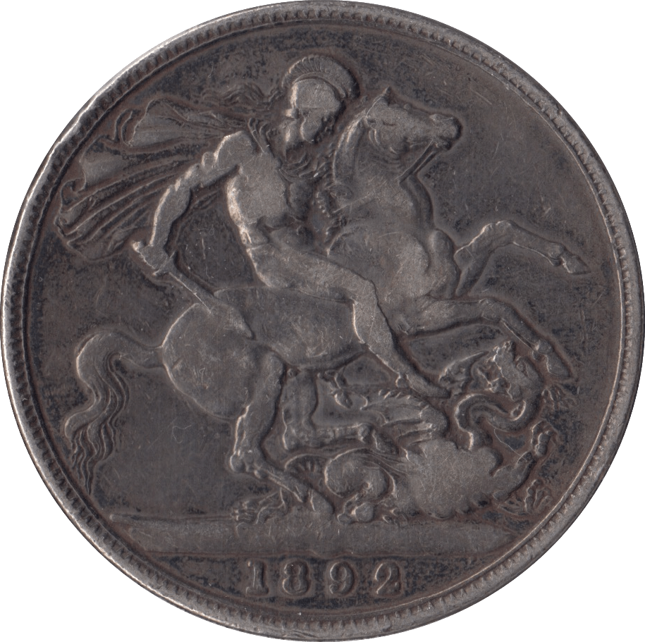 1892 CROWN ( FINE ) - Crown - Cambridgeshire Coins