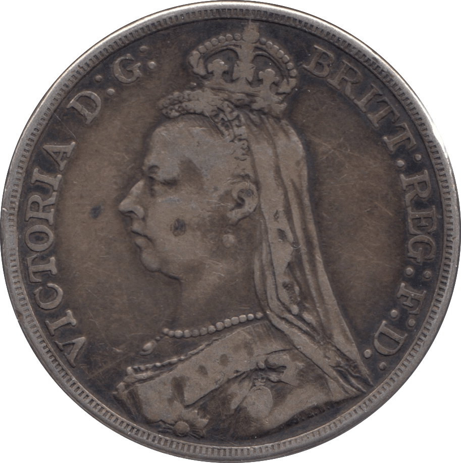 1892 CROWN ( FINE ) - Crown - Cambridgeshire Coins