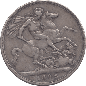 1892 CROWN ( GF ) 14 - Crown - Cambridgeshire Coins