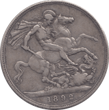 1892 CROWN ( GF ) 14 - Crown - Cambridgeshire Coins