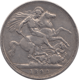 1892 CROWN ( GF ) 15 - Crown - Cambridgeshire Coins