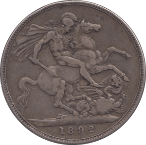 1892 CROWN ( GF ) 6 - Crown - Cambridgeshire Coins