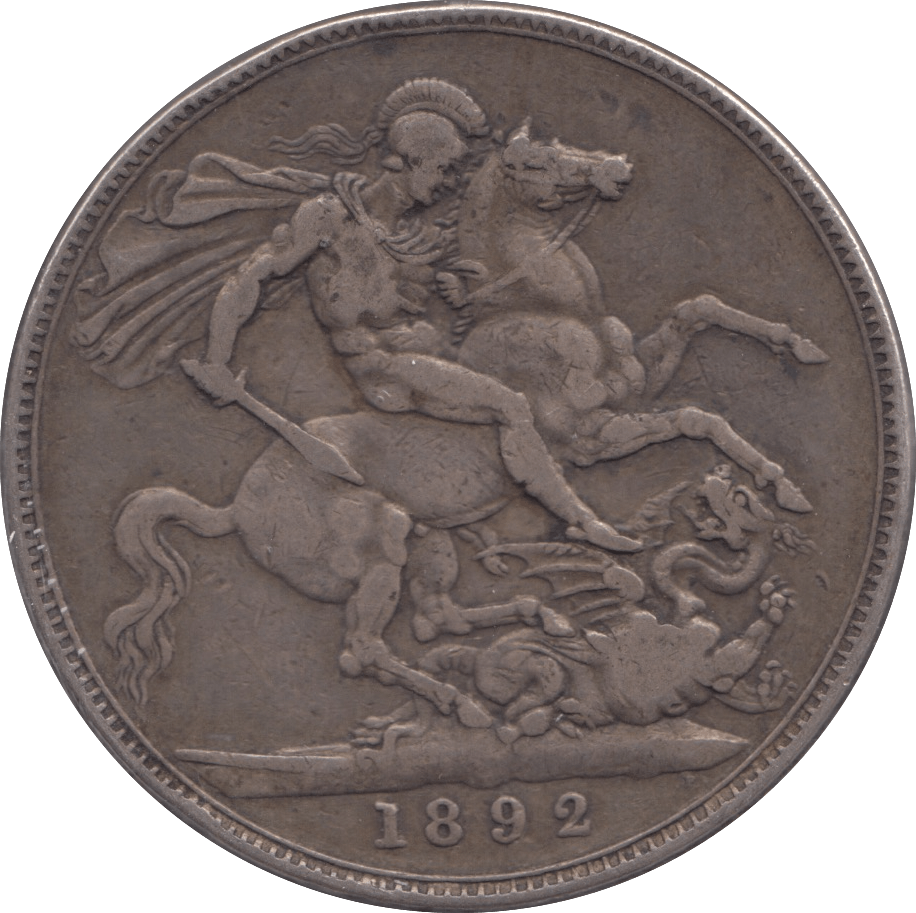 1892 CROWN ( GF ) 6 - Crown - Cambridgeshire Coins