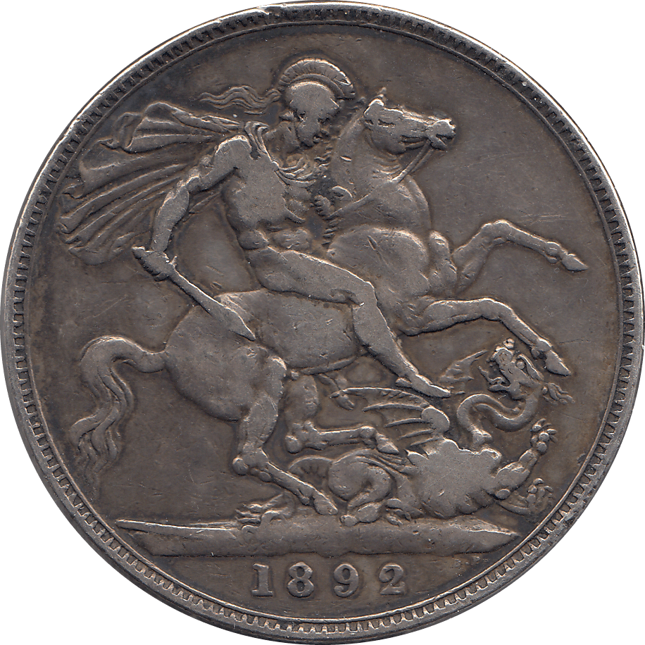 1892 CROWN ( GF ) 6 - Crown - Cambridgeshire Coins