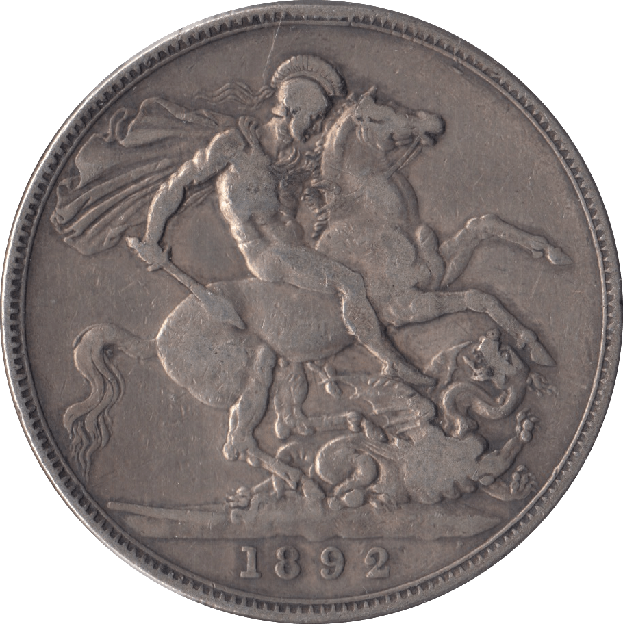 1892 CROWN ( GF ) - Crown - Cambridgeshire Coins