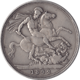 1892 CROWN ( GF ) - Crown - Cambridgeshire Coins