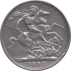 1892 CROWN ( GF ) - Crown - Cambridgeshire Coins