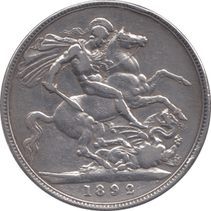 1892 CROWN ( GF ) - Crown - Cambridgeshire Coins