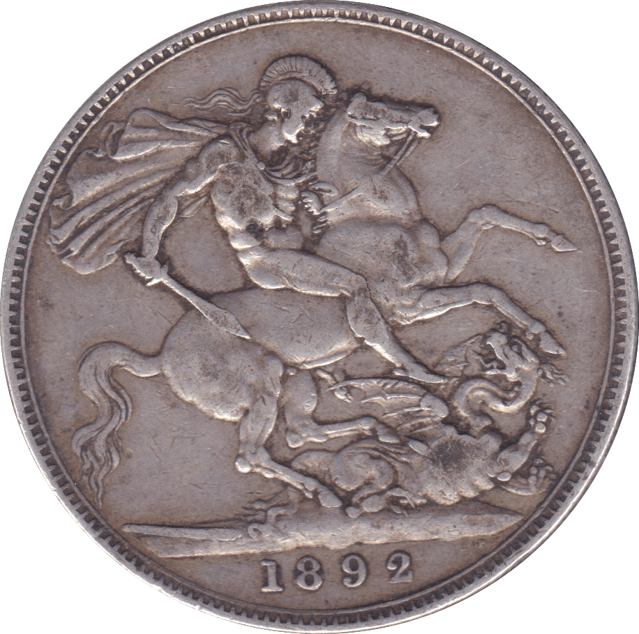1892 CROWN ( GF ) E - Crown - Cambridgeshire Coins