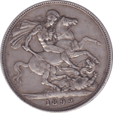 1892 CROWN ( GF ) E - Crown - Cambridgeshire Coins