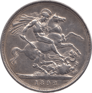1892 CROWN ( GVF ) - Crown - Cambridgeshire Coins