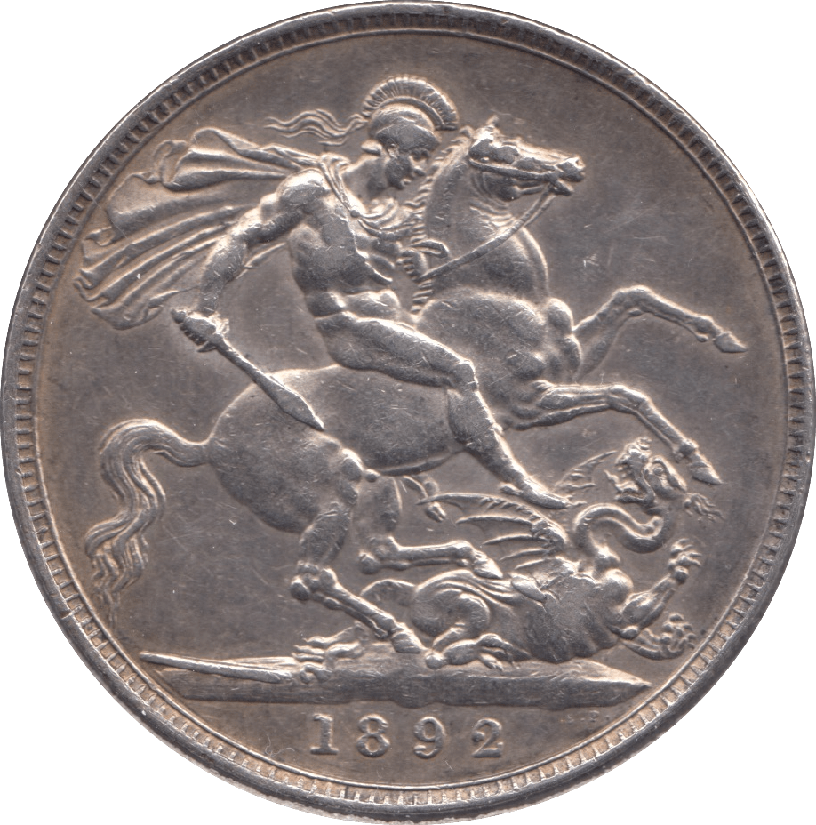 1892 CROWN ( GVF ) - Crown - Cambridgeshire Coins