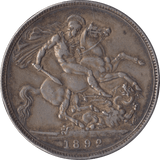 1892 CROWN ( GVF ) - Crown - Cambridgeshire Coins