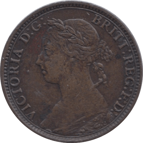 1892 FARTHING ( EF ) 23 - Farthing - Cambridgeshire Coins