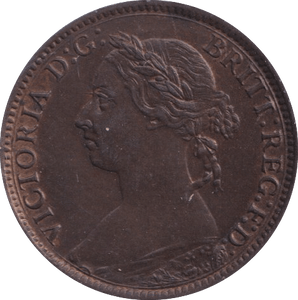 1892 FARTHING ( EF ) - Farthing - Cambridgeshire Coins