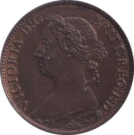 1892 FARTHING ( EF ) - Farthing - Cambridgeshire Coins