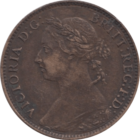1892 FARTHING ( VF ) 1 - Farthing - Cambridgeshire Coins