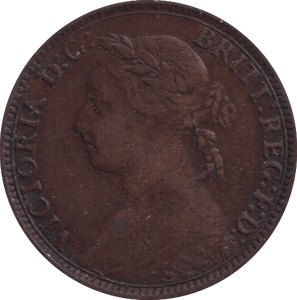1892 FARTHING ( VF ) - Farthing - Cambridgeshire Coins