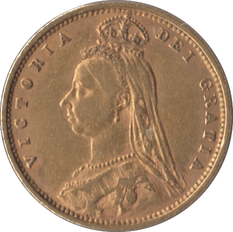 1892 GOLD HALF SOVEREIGN ( EF ) 3 - Half Sovereign - Cambridgeshire Coins