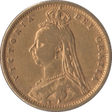 1892 GOLD HALF SOVEREIGN ( GVF ) - Half Sovereign - Cambridgeshire Coins