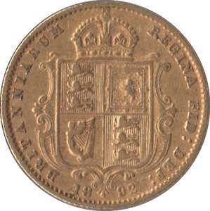 1892 GOLD HALF SOVEREIGN ( GVF ) - Half Sovereign - Cambridgeshire Coins