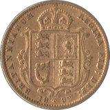 1892 GOLD HALF SOVEREIGN ( GVF ) - Half Sovereign - Cambridgeshire Coins