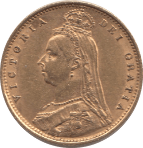 1892 GOLD HALF SOVEREIGN ( VF ) A - Half Sovereign - Cambridgeshire Coins