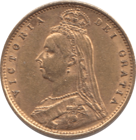 1892 GOLD HALF SOVEREIGN ( VF ) A - Half Sovereign - Cambridgeshire Coins