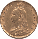 1892 GOLD HALF SOVEREIGN ( VF ) A - Half Sovereign - Cambridgeshire Coins