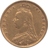 1892 GOLD HALF SOVEREIGN ( VF ) B - Half Sovereign - Cambridgeshire Coins