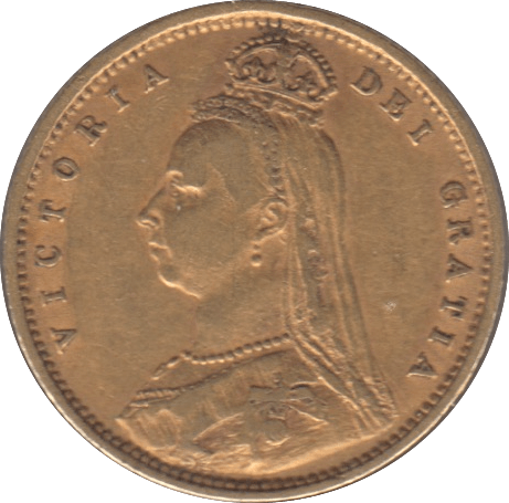 1892 GOLD HALF SOVEREIGN ( VF ) - Half Sovereign - Cambridgeshire Coins