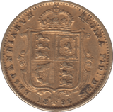 1892 GOLD HALF SOVEREIGN ( VF ) - Half Sovereign - Cambridgeshire Coins