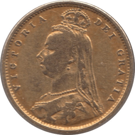 1892 GOLD HALF SOVEREIGN ( VF ) - Half Sovereign - Cambridgeshire Coins