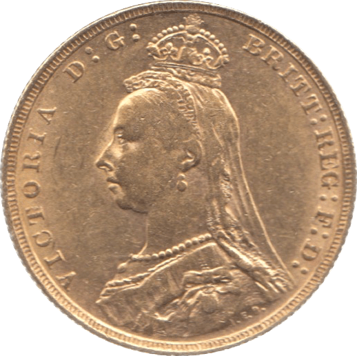 1892 GOLD SOVEREIGN ( EF ) 2 - Sovereign - Cambridgeshire Coins