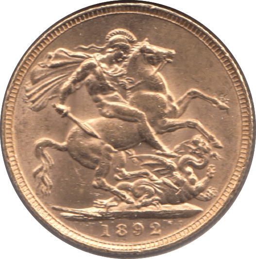 1892 GOLD SOVEREIGN ( EF ) - Sovereign - Cambridgeshire Coins