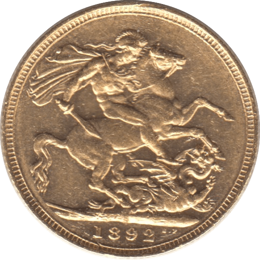 1892 GOLD SOVEREIGN ( EF ) - Sovereign - Cambridgeshire Coins
