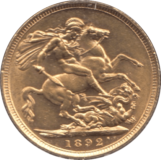 1892 GOLD SOVEREIGN ( EF ) SYDNEY MINT - Sovereign - Cambridgeshire Coins