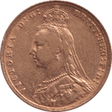 1892 GOLD SOVEREIGN ( VF ) 2 - Sovereign - Cambridgeshire Coins