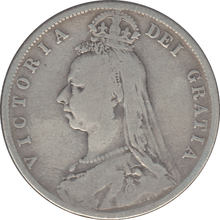 1892 HALFCROWN ( FINE ) 7 - Halfcrown - Cambridgeshire Coins