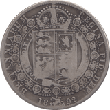 1892 HALFCROWN ( FINE ) - Halfcrown - Cambridgeshire Coins