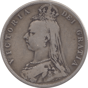 1892 HALFCROWN ( FINE ) - Halfcrown - Cambridgeshire Coins