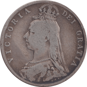 1892 HALFCROWN ( FINE ) - halfcrown - Cambridgeshire Coins