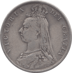 1892 HALFCROWN ( FINE ) - Halfcrown - Cambridgeshire Coins