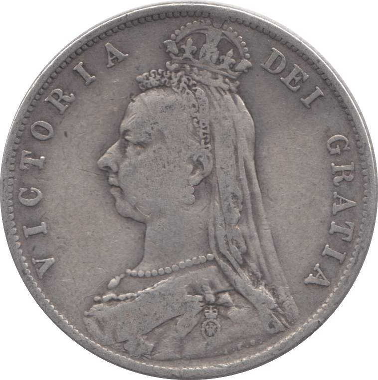1892 HALFCROWN ( FINE ) - Halfcrown - Cambridgeshire Coins