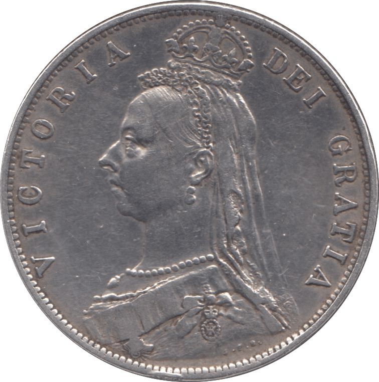 1892 HALFCROWN ( GF ) 5 - Halfcrown - Cambridgeshire Coins