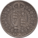 1892 HALFCROWN ( GF ) 8 - Halfcrown - Cambridgeshire Coins