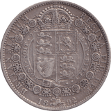 1892 HALFCROWN ( VF ) - Halfcrown - Cambridgeshire Coins
