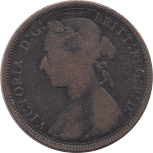 1892 HALFPENNY ( NF ) - Halfpenny - Cambridgeshire Coins
